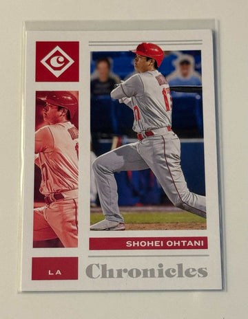 2021 Panini Chronicles Shohei Ohtani MLB Angels baseball card Raw card 7