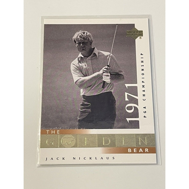 2001 Upper Deck Jack Nicklaus Card #114 PGA Tournament Champion Golf - The Bear*