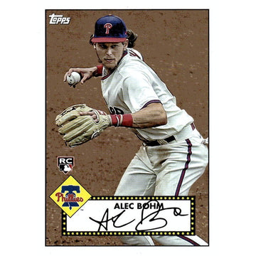 2021 Topps #T52-14 Alec Bohm Classic 1952 Topps Redux design MLB Phillies talent