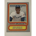 Hank Aaron 2019 Topps Heritage Baseball Flashbacks Atlanta Braves card mint condition