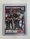 C.J. Stroud Mint 2025 Donruss Road to Super Bowl NFL Texans QB trading card in protective case