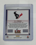 C.J. Stroud Mint 2025 Donruss Road to Super Bowl NFL Texans QB collectible card
