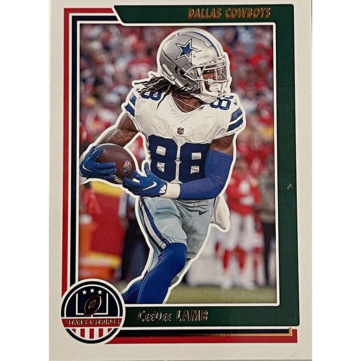 CEEDEE LAMB NFL 2021 Panini Chronicles Stars and Stripes #STS-CLA Dallas Cowboys