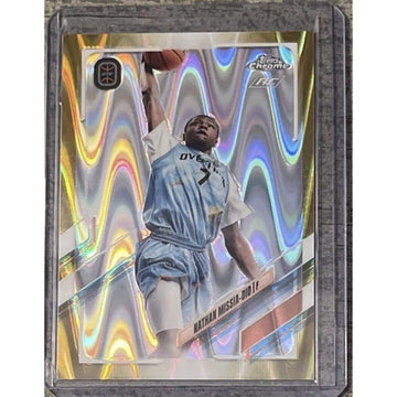 2021-22 Topps Chrome OTE Elite Aqua 38/50 Nathan Missia-Dio* RC - Basketball #42