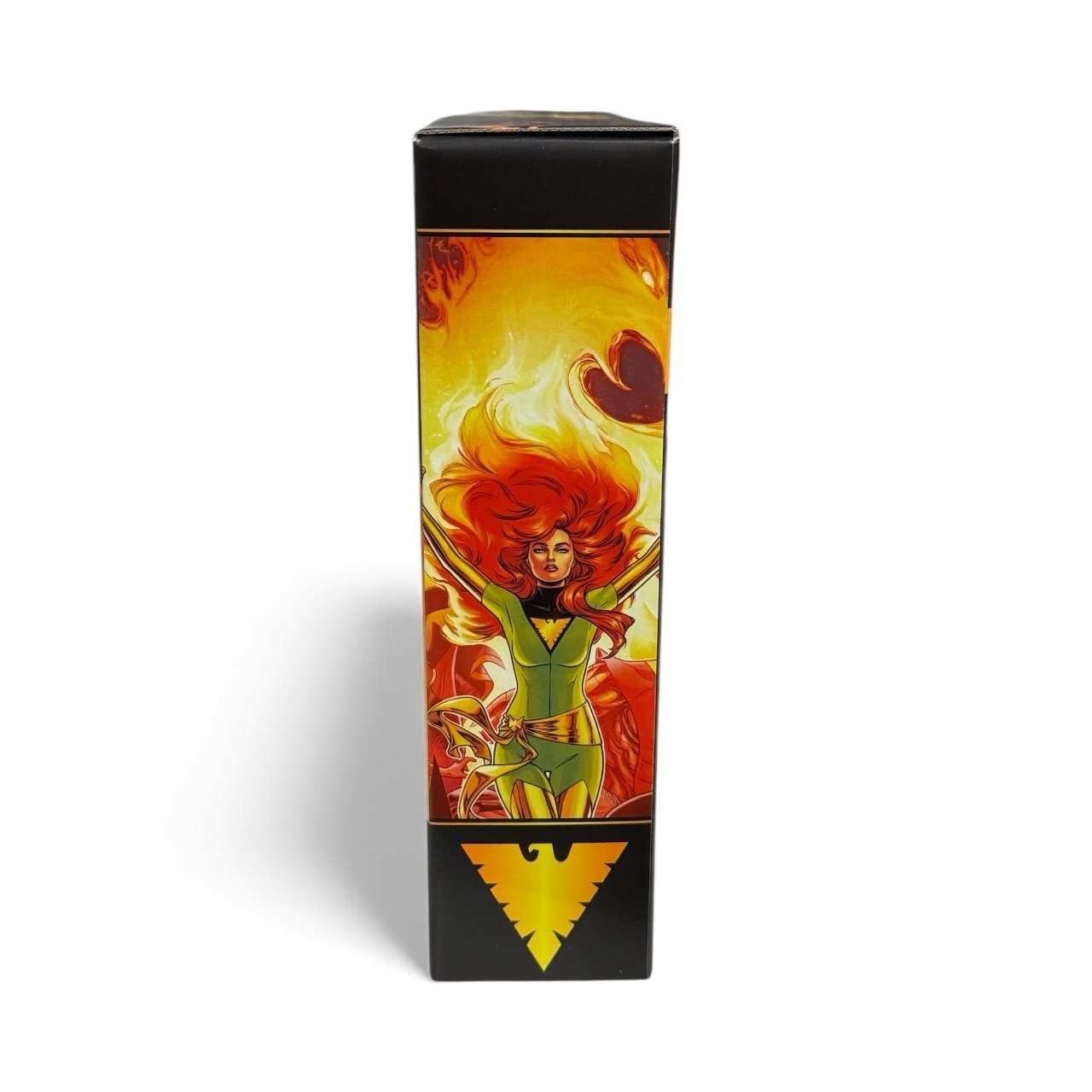 Marvel Legends Jean Grey Phoenix Force deluxe figure sealed box side view