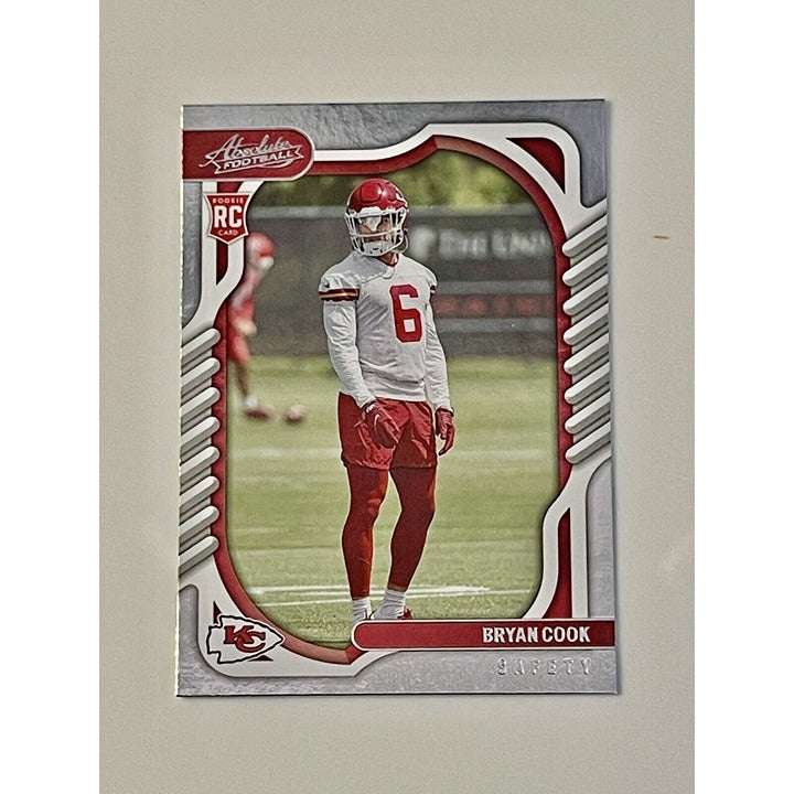 Bryan Cook RC 2022 Panini Absolute Football Kansas City Chiefs card