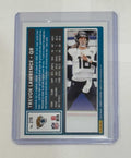Trevor Lawrence 2025 Donruss NFL Jacksonville Jaguars QB card #216 in protective case
