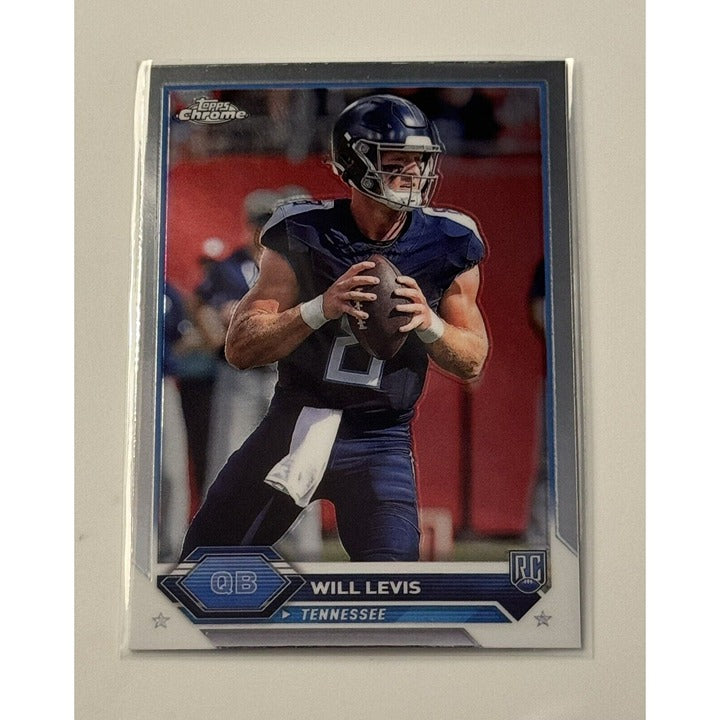 2023 Topps Composite Will Levis RC* Topps Chrome Refractor Rookie Card #4 Titans