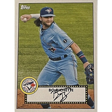 2021 Topps Baseball 1952 Topps Redux #T52-28 Bo Bichette* MLB Toronto Blue Jays*