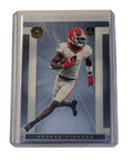 George Pickens RC Super Glow 1st Ever Georgia Bulldogs NFL Cowboys WR football card in protective sleeve