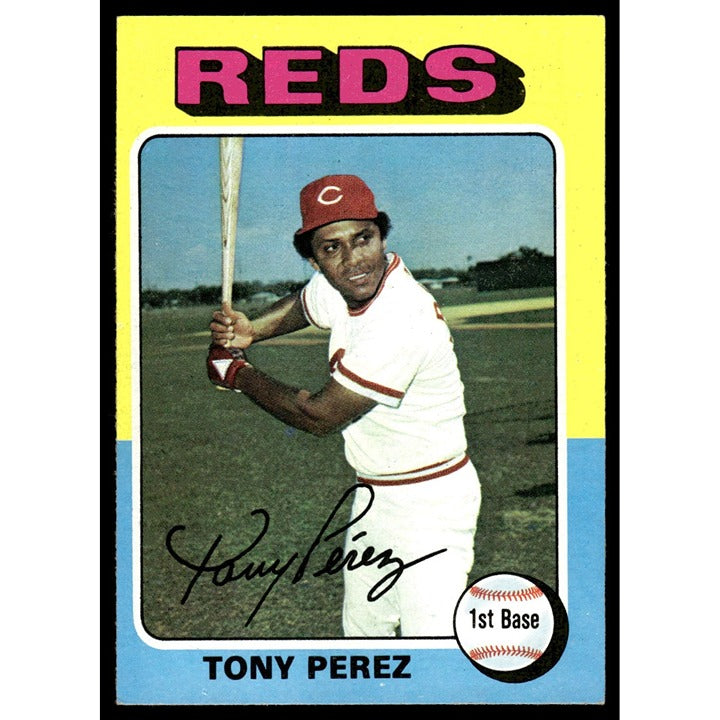 1975 Topps MLB Cincinnati Reds #560 Tony Perez Hall of Fame Near Mint Or Better!