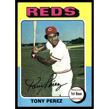 1975 Topps MLB Cincinnati Reds #560 Tony Perez Hall of Fame Near Mint Or Better!