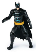 DC Comics Batman Tech Armor 12-inch action figure with glowing blue accents and cape by Mattel 2023