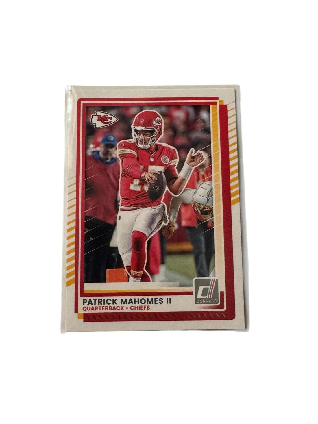 Patrick Mahomes 2025 Donruss football card #48 Kansas City Chiefs quarterback
