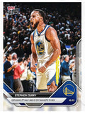2024 Topps Now Stephen Curry explosive 2nd half OT win basketball card against Nuggets