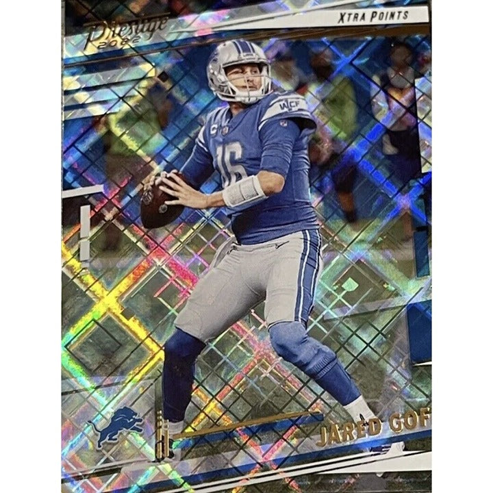 2022 Prestige Jared Goff Xtra Points Diamond Parallel Card #95 NFL Detroit Lions