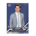 Drake Maye 2024 NFL Draft Topps Now rookie card 3rd pick Patriots in suit