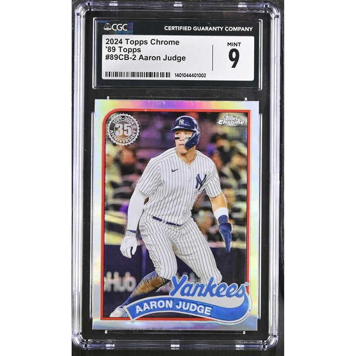 2024 - 89' Topps Chrome - MLB - New York Yankees -  Aaron Judge - #89CB-2 CGC 9