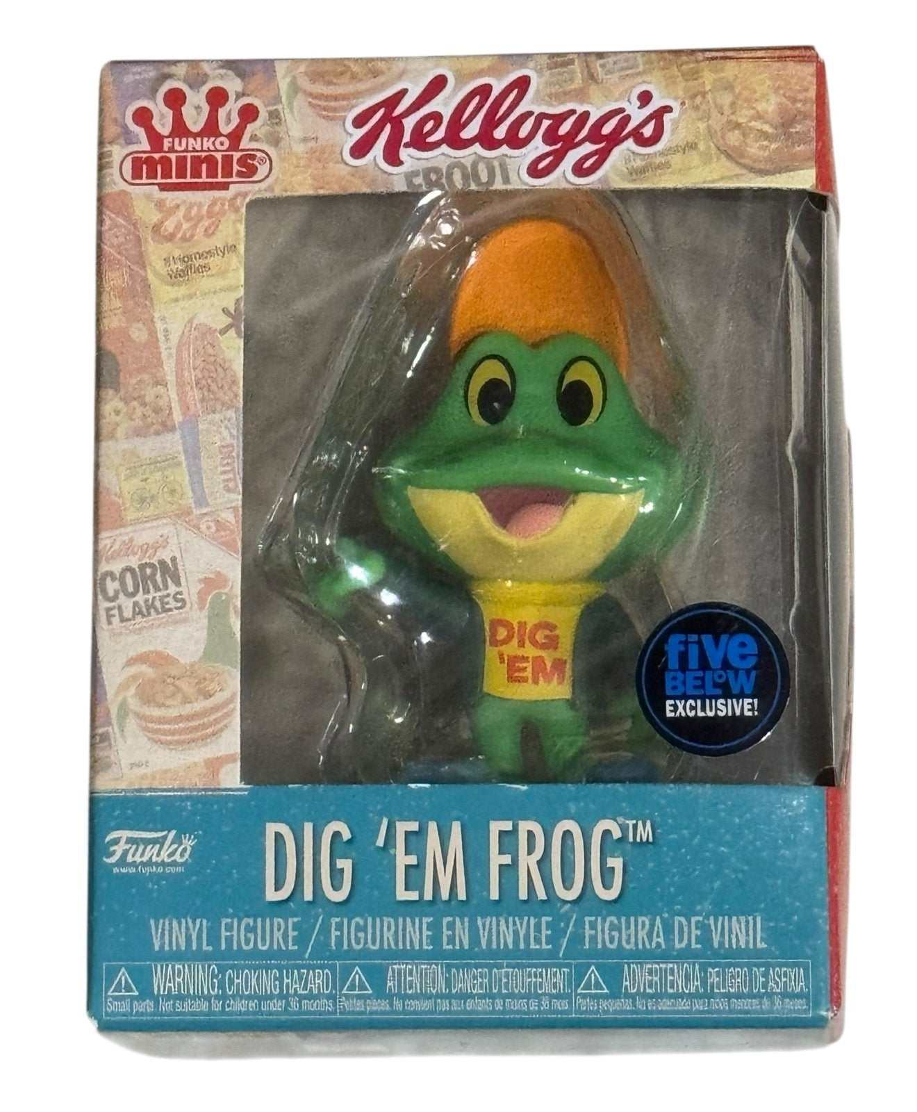 Dig Em Frog Funko Minis vinyl figure Kellogg's Five Below exclusive in mint box