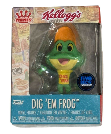 Dig Em Frog Funko Minis vinyl figure Kellogg's Five Below exclusive in mint box