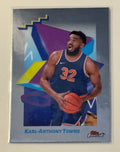 Karl-Anthony Towns 2024-25 Topps Finest basketball card New York Knicks #153 raw ungraded collectible