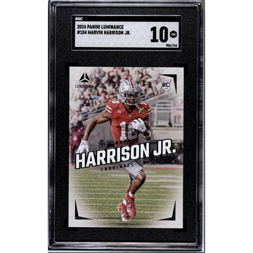 2024 Panini Luminance - Rookies Marvin Harrison Jr. RC NFL Cardinals #104 SGC 10