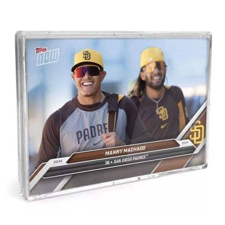 2024 San Diego Padres Manny Machado Topps Now Road 2 Opening Day MLB trading card numbered 3/99