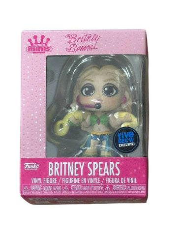 Sealed SMALL Funko Minis Britney Spears vinyl figure Five Below exclusive collectible in packaging