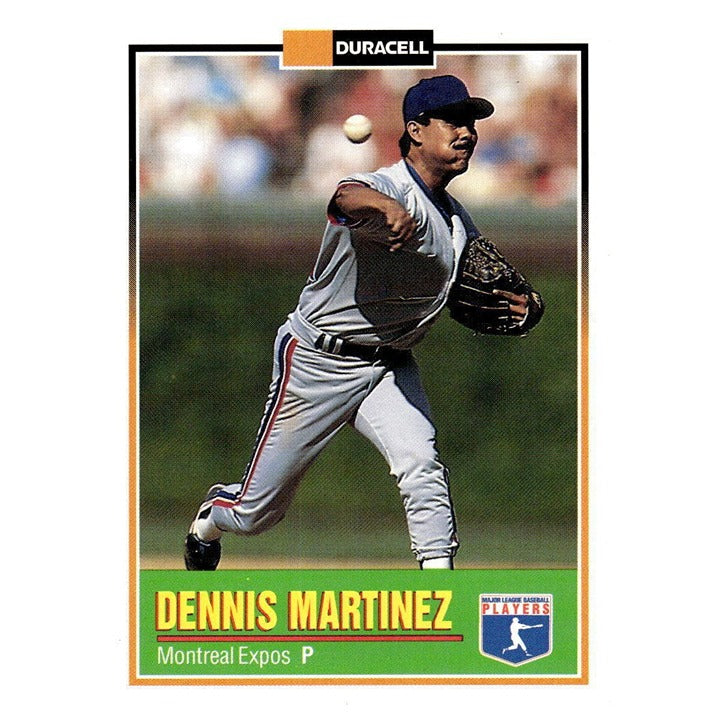 1993 Duracell Power Players II Dennis Martinez Vintage MLB Oakland A’s - HOF #14