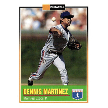 1993 Duracell Power Players II Dennis Martinez Vintage MLB Oakland A’s - HOF #14