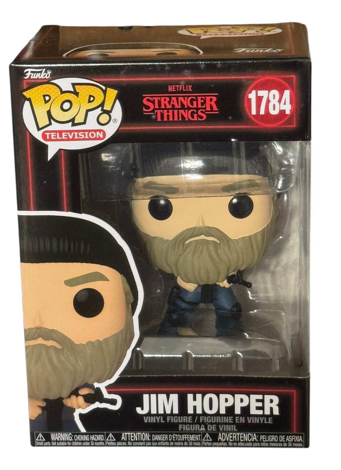 Funko Pop Television Jim Hopper Stranger Things collectible vinyl figure sealed box