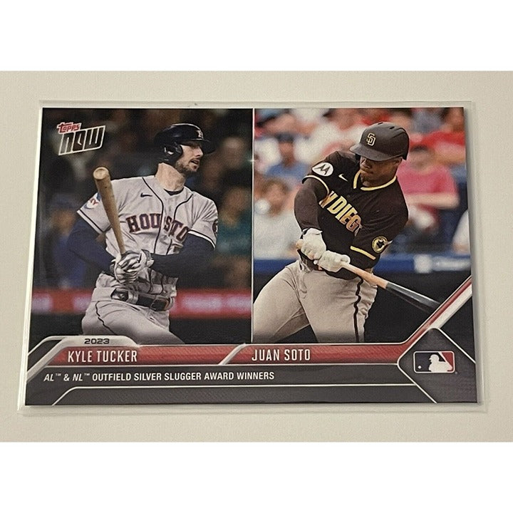 2023 TOPPS NOW SILVER SLUGGER - Kyle Tucker/Juan Soto - MLB Baseball Card #SS-8*