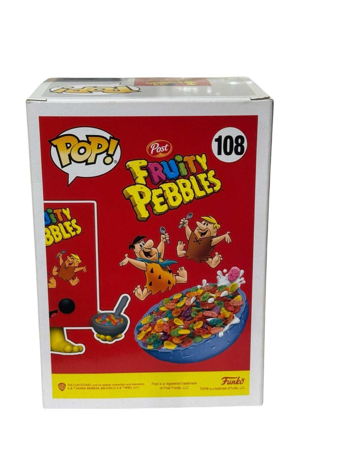 Fruity Pebbles Funko Pop 108 cereal box vinyl figure collectible