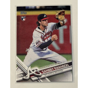Dansby Swanson RC* 2017 Topps Update Series MLB Braves/Cubs - Rookie Card #US247