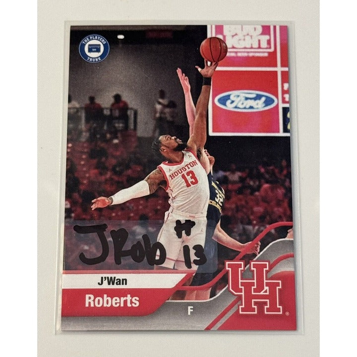J’Wan Roberts 2022 Campus Collection Houston Cougars basketball trading card