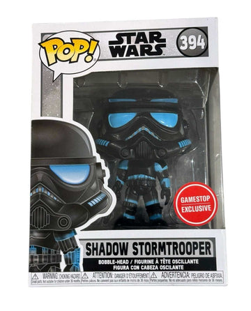 Funko Pop Star Wars Shadow Stormtrooper #394 GameStop Exclusive collectible figure in sealed box