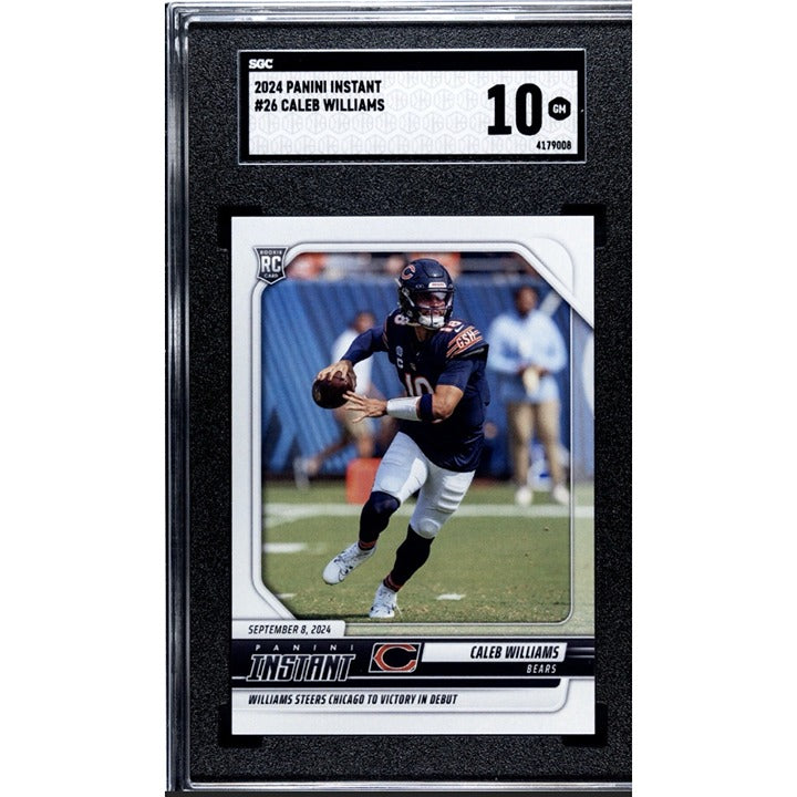 /4525 2024 Panini Instant Rookie Card - Caleb Williams RC #26  NFL Bears SGC 10*