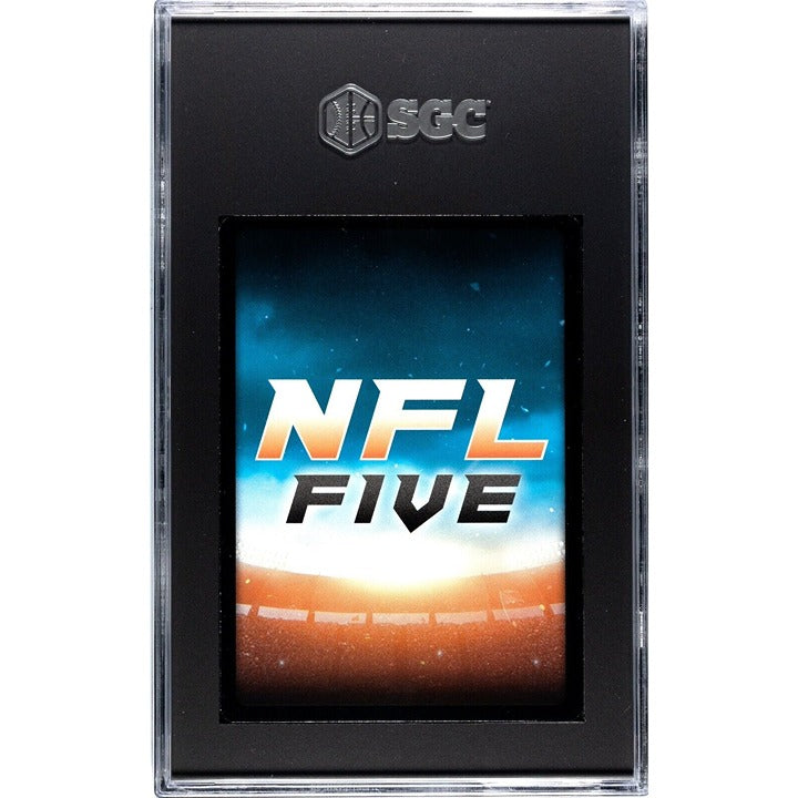 Joey Bosa 2021 NFL Five TCG Epic Swirl O Rama graded SGC 10 football card in protective case