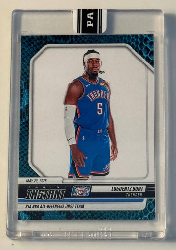 1/1* LUGUENTZ DORT AUTO RC - 2024-25 PANINI INSTANT NBA OKLAHOMA CITY THUNDER