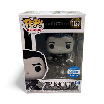 Funko Pop Superman black suit vinyl figure from Zack Snyder's Justice League limited edition 4500 pcs in sealed box