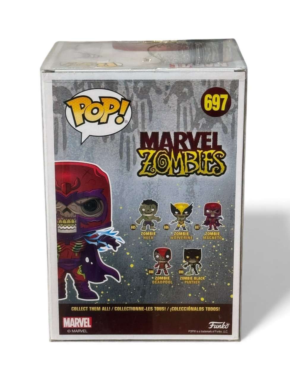 New-sealed Zombie Magneto Marvel Zombies Funko Pop #697 Walmart exclusive collectible figure in large box
