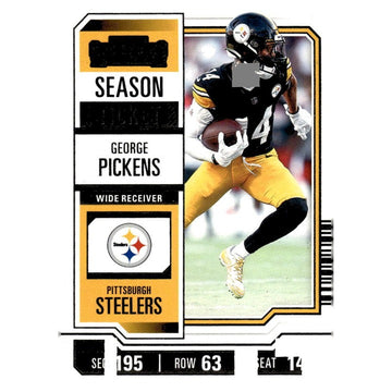 2023 Panini Contenders George Pickens Season Ticket Retail NFL Steelers Card #82