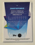 2025 Topps Finest Jimmy Butler III NBA Miami Heat collectible card back with player stats and biography
