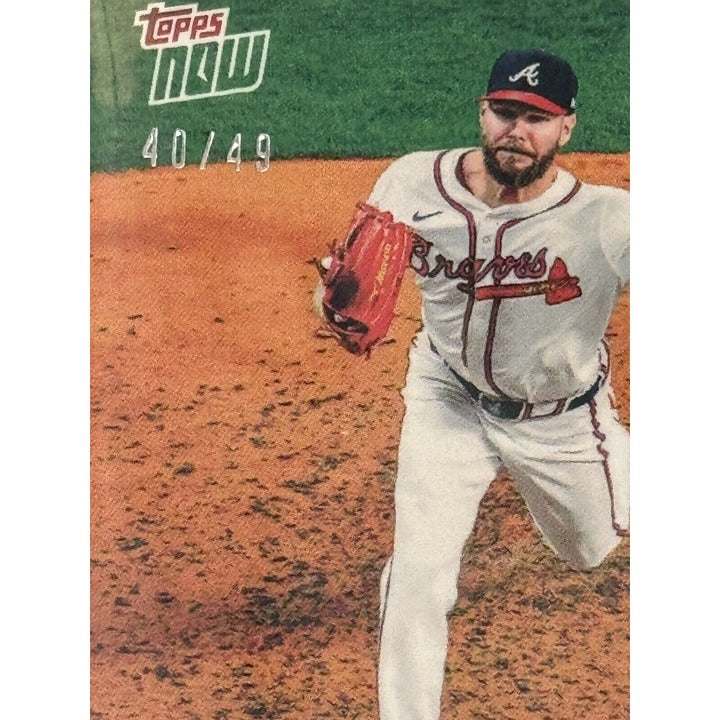 2024 Topps Now Chris Sale MLB Braves limited edition trading card 40/49 with 12th pitcher history eight 200 K seasons
