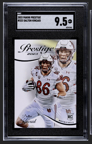 2023 Panini Prestige Football Dalton Kincaid RC* NFL Bills ROOKIE #322 - SGC 9.5