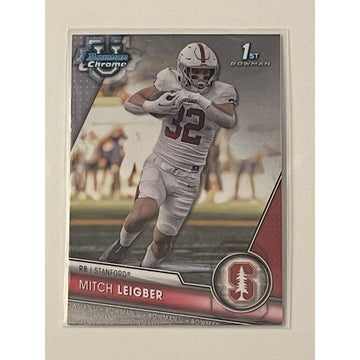 2023 Bowman Chrome University Mitch Leigber RC Card 142 Stanford 1st Bowman NCAA