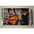 Sealed 1993 Skybox The Return of Superman Man of Steel trading card pack with 8 cards featuring Superman artwork