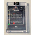 Victor Wembanyama 2023-24 Topps Now rookie basketball card black parallel enclosed in protective case