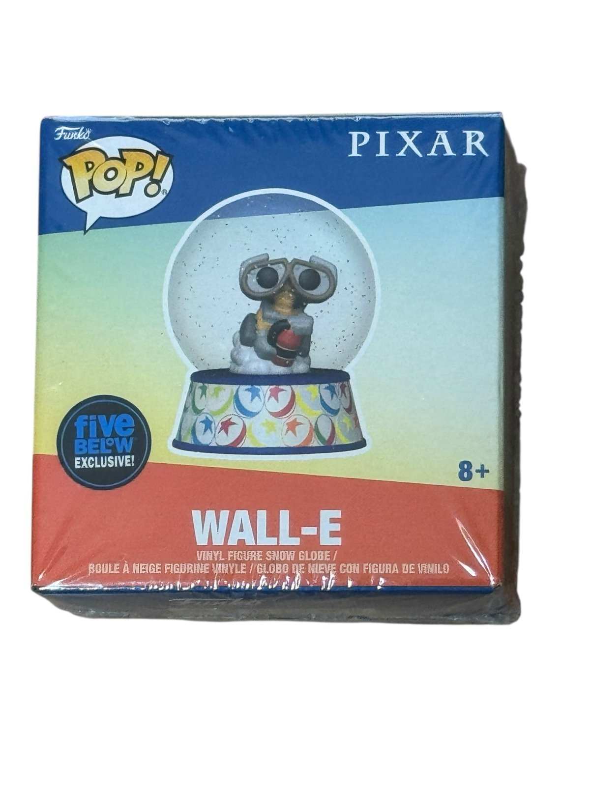 Funko Pop Pixar WALL·E snow globe vinyl figure Five Below exclusive in sealed box