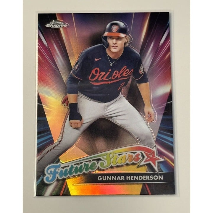 2024 Topps Chrome Future Stars MLB Gunnar Henderson Orioles card